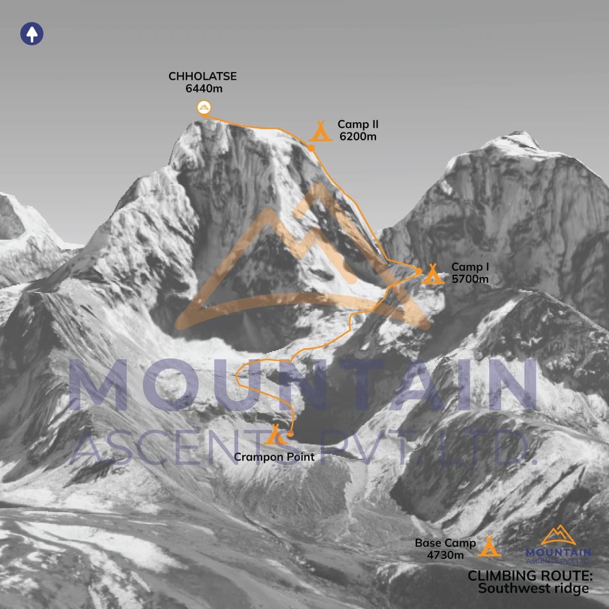 Everest Base Camp Trek (6,440 m) with Cholatse Peak Climbing - 28 Days