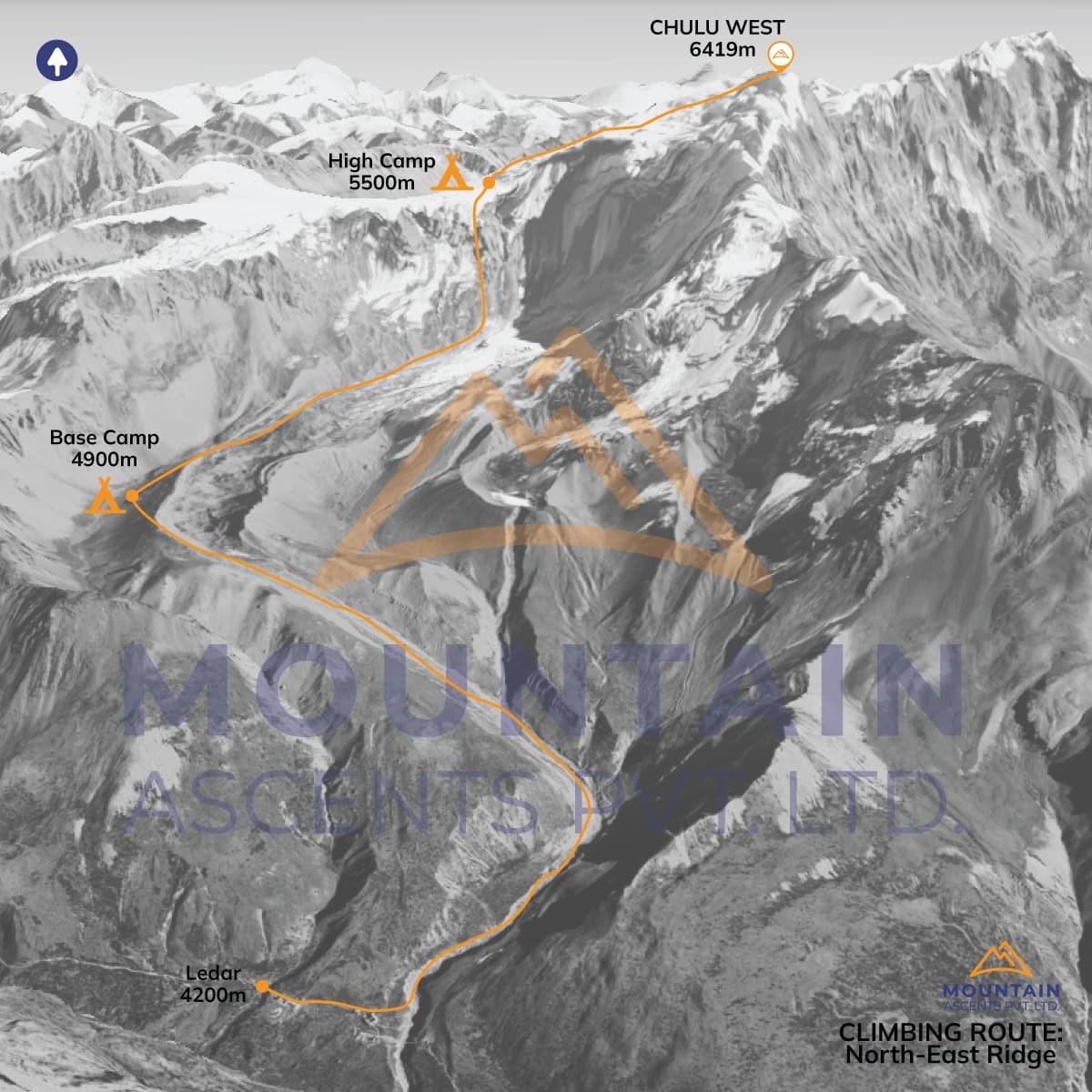 Chulu West Peak Climbing (6,419 m) - 17 Days