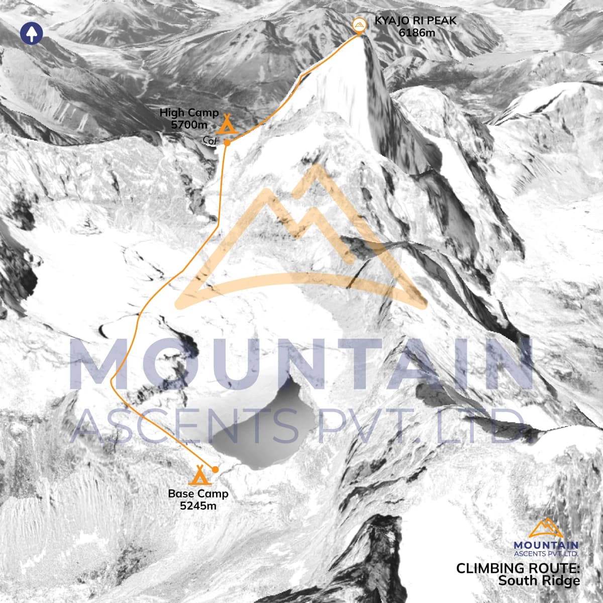 Kyajo Ri Peak Climbing (6,186 m) - 18 Days